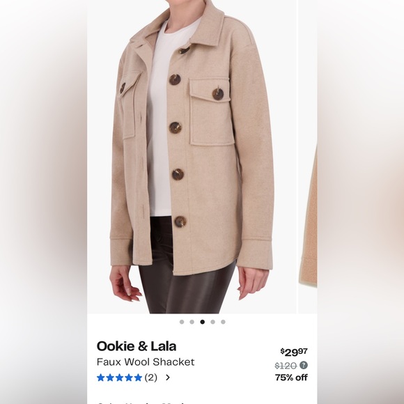 Tan Button-Up Jacket - Picture 4 of 6